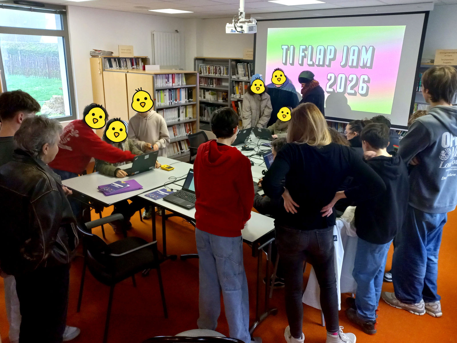 Photo de la restitution de la game jam